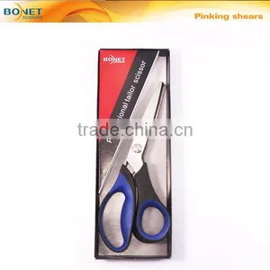 S21002 9-3/4" Plastic Handle Pink Wave Scissors thumbnail-4