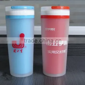 Oem Cheap 300ml Portable Double Layer Plastic Space Drinking Water Bottle Cup as Seen on tv thumbnail-1