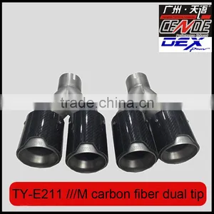 Auto Tuning Carbon Fiber Exhaust Tips Laser M for Bmw thumbnail-3