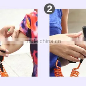 Kids Safety Wrist Rein Harness Strap Elastic String Toddler Anti Loss Children Wrist Link Collapsible Rope Cannot Cut off thumbnail-4