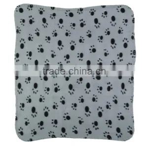 Warm Pet Puppy Dog Cat Small Medium Large Paw Print Pet Cat Dog Fleece Soft Blanket Bed Mat Cover thumbnail-4