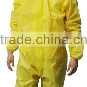 PP+PE Chemical Coverall With Hood and Bounded Seam thumbnail-1