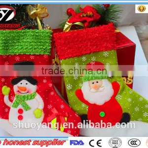 China Supplier Wholesale Good Quality Christmas Decorative Socks,new Design Christmas Gift Sock thumbnail-2