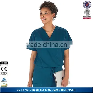 Custom Short Sleeve Summer Cotton Hospital Nurses Uniform Patterns thumbnail-1