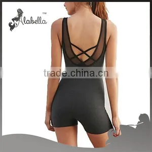 Women Jumpsuit Built Bra With Removable Cups for Gym Wear thumbnail-1