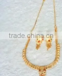 Fancy Micro Gold Plated Necklace and Pendant Sets thumbnail-4