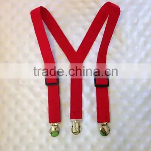 Baby Solid Suspender Children's Suspender Belt Clip-on Elastic Suspender thumbnail-1