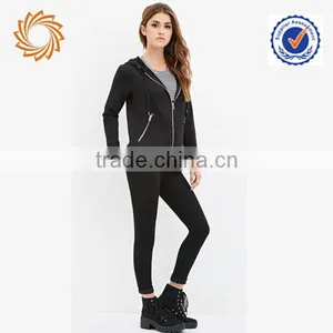 Custom Fashion Popular Cheap Zip Winter Hoodies For Women thumbnail-1