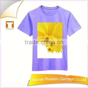 180GSM 100% Cotton Wholesale Lovely Children Tee Shirts Printed thumbnail-1