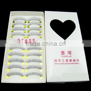 10 Pairs Makeup Handmade Natural Fashion False Eyelashes Soft Long Eye Lash Cosmetic thumbnail-1