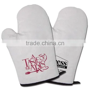 Therma-Grip Pocket Oven Mitt / Fire Resistant - Cotton Interior With a Fire Resistant Silver Exterior and Comes With Your Logo thumbnail-1