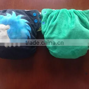 2014 Fashionable Water Proof Minky Cloth Solid Baby Diaper thumbnail-1