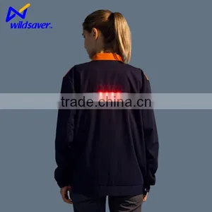 LED Flashing Safety Build Coal Mine Oil Field Navy Blue Work Wear thumbnail-3