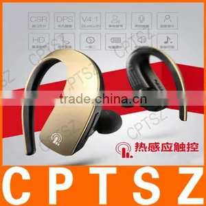Smart Bluetooth Headset Ear Style Touch Button Voice Control Sport Stereo 4.1 Mini Wireless Multifunction thumbnail-1