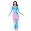 Mixed Color Tulle Belly Dance Practice Costumes / Wear For Girl , Sleeve Length 55cm thumbnail-1