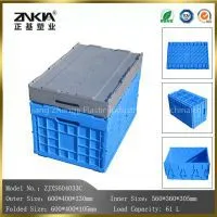 High Quality Plastic Moving Crate Sale With Lid thumbnail-1