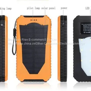 12000mah Portable Solar Charger Waterproof Mobile Phones Solar Power Bank thumbnail-3