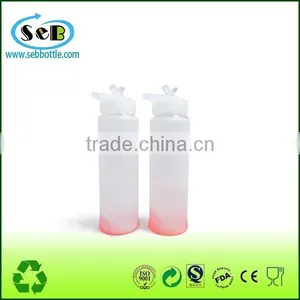 Smart Color Changable Glass Bottle With Silicone Jacket , Borosilicate Glass Drinking Bottle , Glass Camping Bottles thumbnail-2