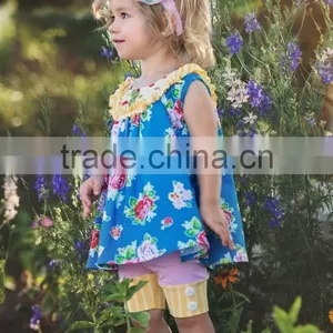 Eco-friendly Children Boutique Cotton Baby Girl Clothing Set From Conice NINI thumbnail-3