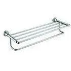 Stainless Steel Towel Rack Bathroom Accessory With Single Towel Bath Storage thumbnail-1