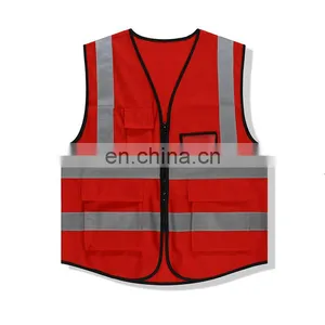 High Quality Custom Colorful Vest Breathable Singlet Workwear Sleeveless Uniform For Unisex thumbnail-6