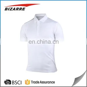 Compressed Blank Bamboo Blue Polo Shirt Custom Logo thumbnail-5