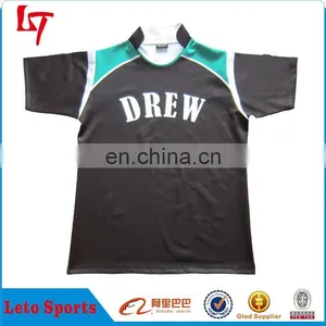 OEM Service 100% Polyester Digital Print Rugby Football Polo t Shirts /Authentic College International Rugby Jersey Design thumbnail-1