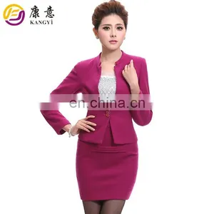 Lady Office Uniform Design,women Business Suit , 2 Pieces Set thumbnail-1