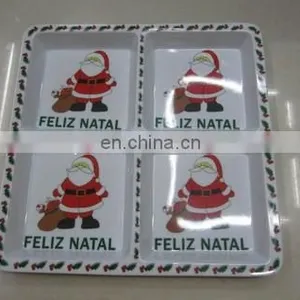 Hot Selling Santa Full Printing Melamine Ware (melamine Dishware ,melamine Ware,melaminetableware ) thumbnail-1
