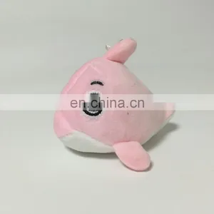 Dolphin Pink Cute Mini Soft Stuffed Sea Animal Plush Keychain thumbnail-4