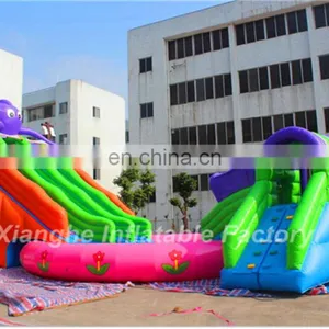 Large Summer Playground Equipment Swimming Big Water Slides for Sale thumbnail-4