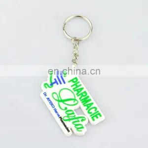 Custom Plastic 3D Soft Pvc Rubber Name Keychain Manufacturers in China thumbnail-4