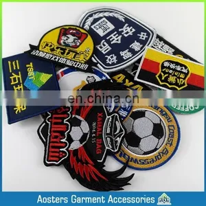 Football Embroidered Patches Custom School Embroidered Badge Iron on Embroidered Medal thumbnail-5