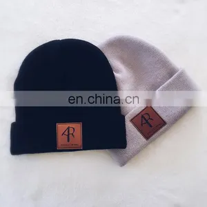 Wholesale Men's Merino Wool Knit Beanie Hat thumbnail-1