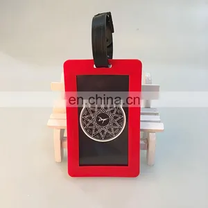 Custom Waterproof 3D Soft PVC Travel Luggage Tag With Plastic Buckle thumbnail-4