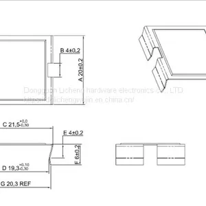 EFD15Clips,EFD17,EFD20,EFD25,EFD30 Transformer Clips, Stainless Steel Clamps thumbnail-2