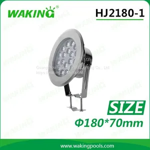Stainless Steel 316L 12V 12W RBG IP68 Underwater LED Landscape Spot Light thumbnail-1