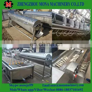 Stainless Steel Chicken Paws Feet Skin Removing Machine/chicken Feet Production Line thumbnail-4