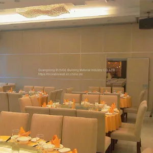 Acoustic Sliding Aluminum Track Restaurant Movable Wall Partitions thumbnail-4