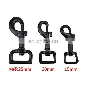 Factory Black Spray-paint Zinc Alloy Swivel Snap Hook for Dog Leash thumbnail-3
