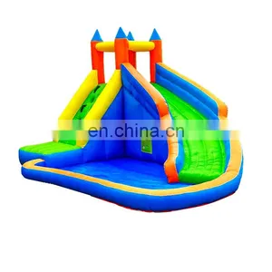 Home Use Nylon Inflatable Water Slide Oxford Kids Bouncy Castle Jumper House Pool thumbnail-1