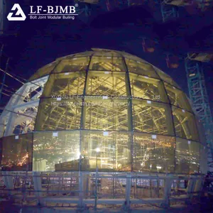 New Design Space Frame Skylight Glass Roof Price Dome Structure Roofing thumbnail-4
