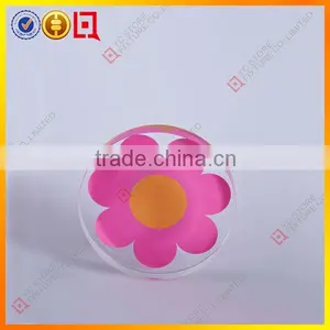 Round With Flower Printing Acrylic Blocks Crafts thumbnail-1