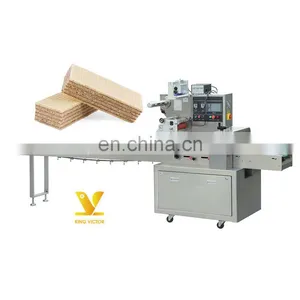 Mushroom/croissant Bread/cone Ice Cream Pillow Packaging Machinery Packing Machine Back Seal Customize for Citrus Wafer 50~165mm thumbnail-1