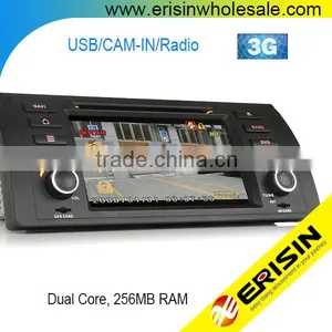 7" 1 Din 7 Inch Car DVD Player for 5er E39 X5 E53 China Supercharger Auto Accesories Erisin ES7153B thumbnail-1