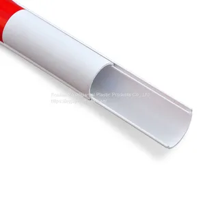 Direct Supply by China Manufacturer High Quality and Durable Traffic Safety Supply PVC Tube With Reflective Film Warning Pipe thumbnail-3