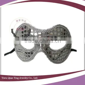 Cheap Dark Blue Sequins Christmas Masquerade Party Masks thumbnail-2