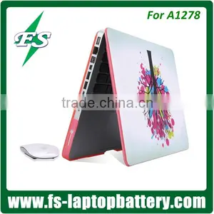 Oil Painited Design Hard Case Cover for Macbook Air 11" Pro 13" Retina With Logo Cut-out Rubber Hard Case Cover for Macbook thumbnail-3