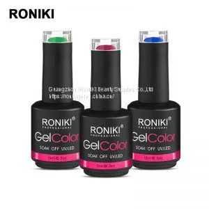 RONIKI Supply Private Label OEM Metallic Color Uv Gel Nail Polish UV Gel Polish China Wholesaler thumbnail-1