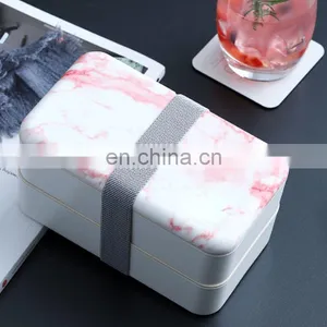 Sustainable Classic High Quality Food Grade Square Recycled Kids Plastic Lunch Box thumbnail-1